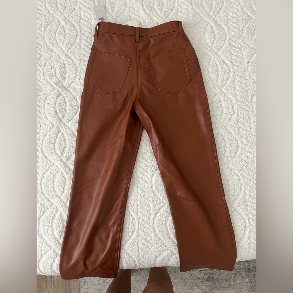 Abercrombie Leather Pants - Picture 4 of 5